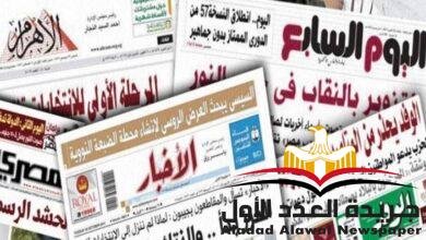 الصحف المصرية