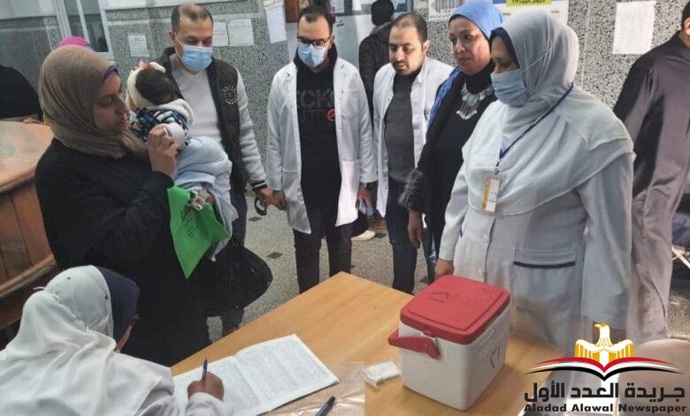 بدء إنطلاق الحملة القومية للتطعيم ضد مرض شلل الأطفال لمدة 4 أيام من عمر يوم وحتى 5 سنوات في فارسكور