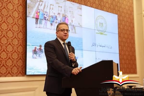 وزير السياحة والآثار يلتقي بأعضاء الدورة ال ٤٦ للتمثيل الدبلوماسي للملحقيين العسكريين