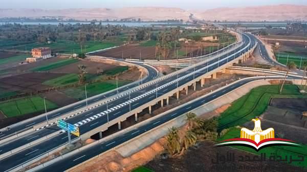 خلال افتتاح عبد الفتاح السيسي رئيس الجمهورية عدد من محاور النيل والطرق الرئيسية والكباري