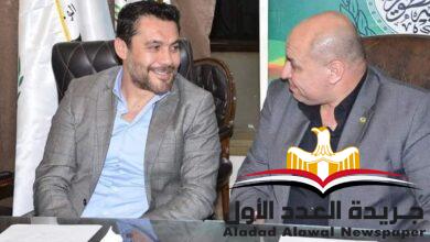 المستشار خالد عابد والكابتن احمد حسن