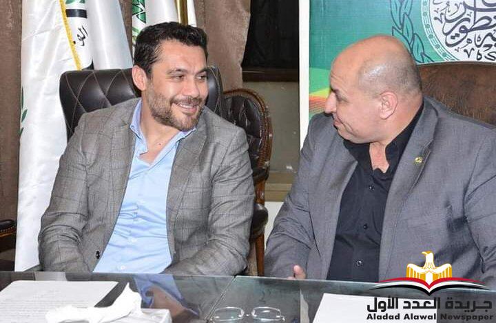 المستشار خالد عابد والكابتن احمد حسن