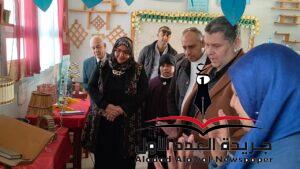 وكيل تعليم شمال سيناء يتفقد معرض المجال الصناعي بمدرسة عباس صالح