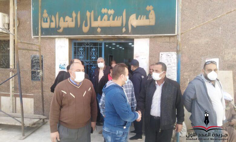 متابعة حالة المصابين في حادث انقلاب اتوبيس طريق الجلالة بالسويس