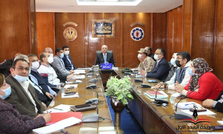متابعة أعمال التطوير العمراني علي مستوى المدن السكنية بمحافظة السويس