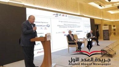 وزير الخارجية المصري يُشارك مؤتمر الجمعية المصرية البريطانية لتغير المناخ بالأمم المتحدة