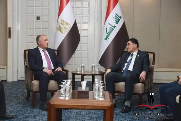 وزير الري يجري مباحثات مع وزير المياه العراقي لمتابعة التعاون الثنائي
