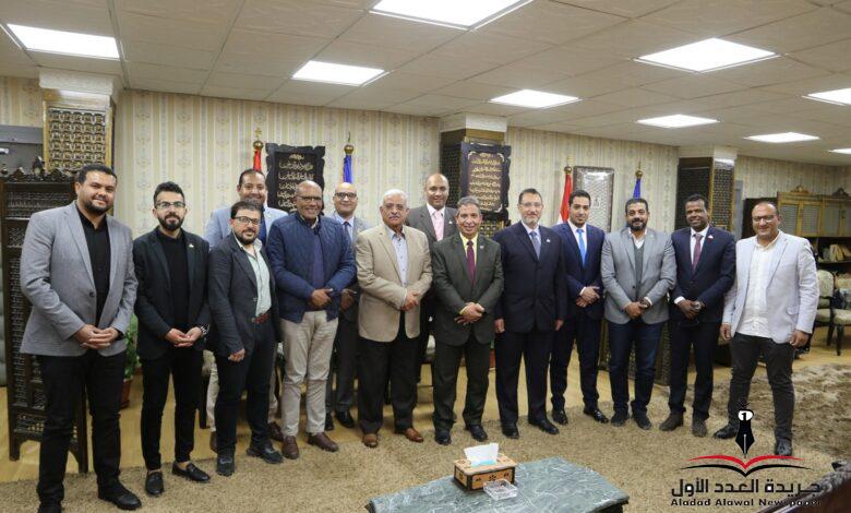 صقر يستقبل مجلس إدارة نقابة المهندسين بالسوبس
