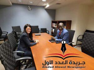 "المشاط" تعقد إجتماعاً مع وزير الاقتصاد الكاميروني 