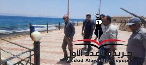 سكرتير عام مساعد البحر الأحمر يتفقد المشروعات الجارية برأس غارب