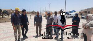 سكرتير عام مساعد البحر الأحمر يتفقد المشروعات الجارية برأس غارب