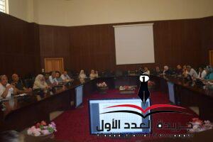 سكرتير عام البحر الأحمر يستعرض الموقف التنفيذي لمنظومة المتغيرات المكانية بالمحافظة