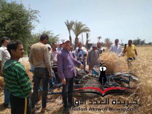 "القصير" يوجه بتكثيف المرور والمتابعة لعملية حصاد وتوريد القمح              