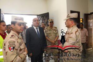 محافظ قنا يتفقد أعمال إنشاء و تطوير الوحدات الصحية بفرشوط
