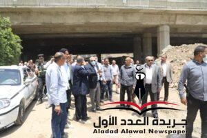 محافظ الجيزة يتفقد الطريق أسفل محور الفريق كمال عامر بالعمرانية