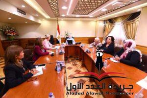 "جامع" تلتقي بممثل صندق الأمم المتحدة لبحث سبل حماية الأسرة المصرية