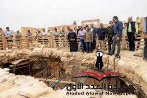 وزير السياحة والآثار يتفقد موقع أبو مينا الأثري 