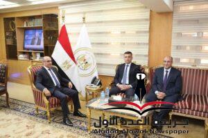 وزير العدل يستقبل رئيس المفوضية الأوروبية لكفاءة العدالة