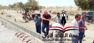 استمرار مشروع الخطة الاستثمارية الجارية بمدينة راس غارب .