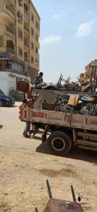 حملات مكثفة لرفع الباعة الجائلين وإشغالات المحال بالجيزة