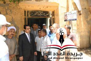 نائب محافظ قنا يتفقد عدد من المؤسسات الخدمية بدشنا