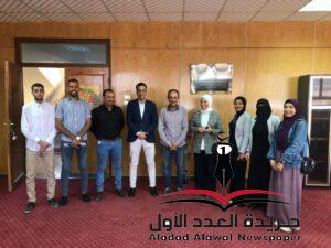 وفد من جريدة العدد الأول في زيارة لإعلام جنوب الوادي