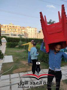 محافظة الجيزة تشن حملة إشعالات مكبرة بحدائق الأهرام