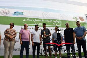 وزير الرياضة ورئيس هيئة الرقابة المالية يقودان الماراثون الأخضر بالجزيرة