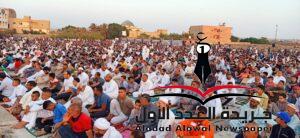 رئيس مدينة رأس غارب يؤدى شعائر صلاة عيد الأضحى المبارك