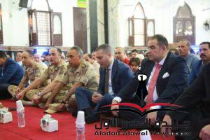 نائب محافظ كفر الشيخ يؤدى صلاة العيد بمسجد الإستاد 