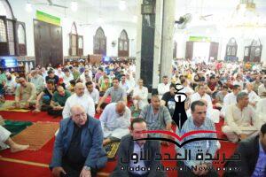 نائب محافظ كفر الشيخ يؤدى صلاة العيد بمسجد الإستاد 