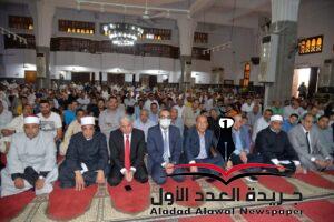نائب محافظ الإسماعيلية يؤدي صلاة عيد الأضحى المبارك بمسجد الشهداء