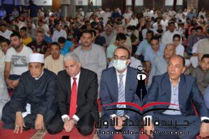 نائب محافظ الإسماعيلية يؤدي صلاة عيد الأضحى المبارك بمسجد الشهداء