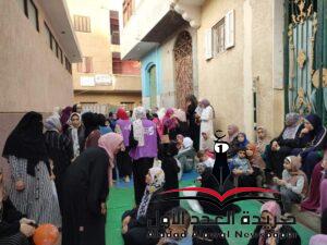 نادي التطوع بمركز شباب اسنيت يشارك في تنظيم صلاة عيد الأضحى بالقليوبية 
