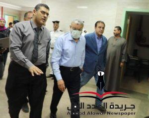 محافظ المنيا يتابع حالة المصابين في حادث تصادم أتوبيس بمقطورة