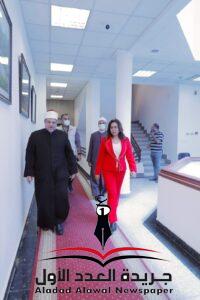 محافظ دمياط تستقبل وزير الأوقاف ومفتي الجمهورية لافتتاح دار المناسبات