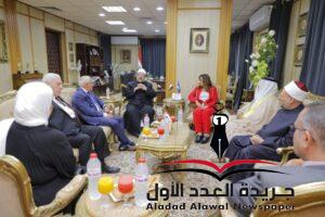 محافظ دمياط تستقبل وزير الأوقاف ومفتي الجمهورية لافتتاح دار المناسبات