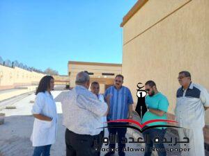 رئيس مدينة سفاجا يتفقد أعمال تطوير المجزر قبل الاستلام