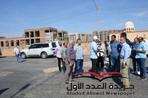 محافظ الوادي الجديد يتفقد أعمال الإنشاءات بمجمع المصالح الحكومية