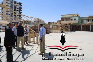 محافظ الوادي الجديد يتابع أعمال توسعة شارع النبوي المهندس بالخارجة