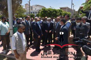 وزيرا التنمية المحلية والسياحة ومحافظ المنيا يفتتحون تطوير الكورنيش