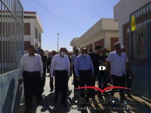وزير التنمية المحلية ومحافظ المنيا يتفقدان محطة معالجة الصرف الصحي
