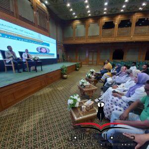 الصعيدي تشهد فعاليات ندوة "فن الكاريكاتير ومجابهة القبح بالجمال"