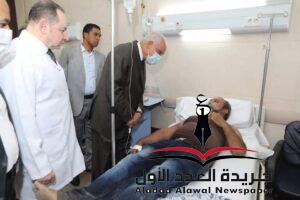 محافظ الجيزة يتفقد موقع الحريق بكنيسة أبو سيفين بإمبابة