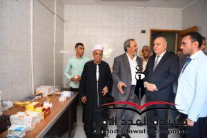 محافظ قنا يتفقد فعاليات اليوم الثاني لقافلة جامعة طنطا الطبية