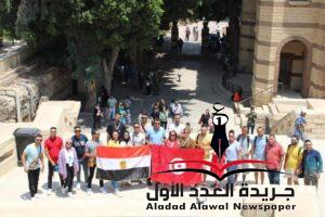 شباب الوفد التونسي في زيارة لمجمع الأديان بمصر القديمة