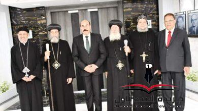 محافظ أسوان ينعى ضحايا حريق كنيسة أبوسيفين بالجيزة