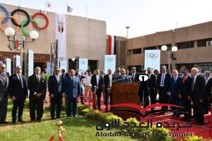 وزير الرياضة ورئيس اللجنة الأولمبية الدولية يصلان مقر اللجنة الأوليمبية المصرية