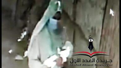 ام تلقي برضيع في الشارع الاسكندريه