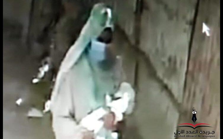 ام تلقي برضيع في الشارع الاسكندريه